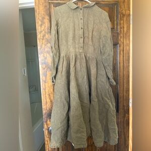 *PROJECT* Son De Flor twill linen dress